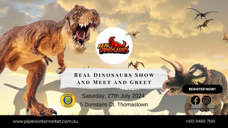 Real Dinosaurs Show: Meet and Greet this Saturday, 27th of July