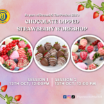 Chocolate Dipped Strawberry Workshop this 12th & 13th of October